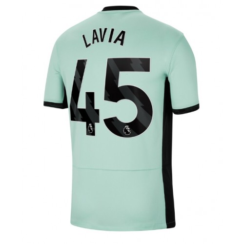Pánský Fotbalový dres Chelsea Romeo Lavia #45 2023-24 Třetí Krátký Rukáv